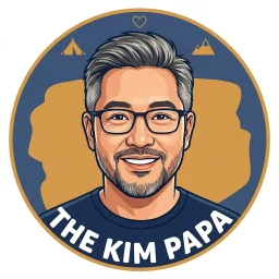 Illustrated portrait of Papa Kim